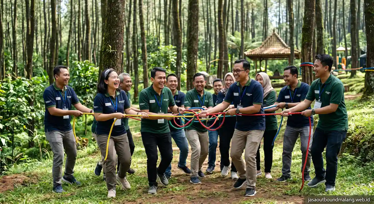 Strategi Efisiensi Anggaran Outbound Perusahaan Surabaya 2026